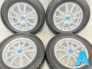 中古タイヤ スタッドレスタイヤ ホイールセット 4本セット 195/65R15 　 S 15x6.0 52 114.3-5穴 ダンロップ ウィンターマックス WM02