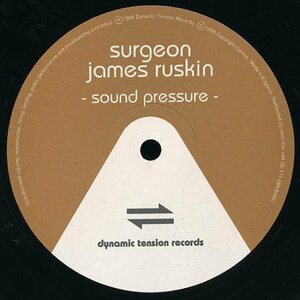 試聴あり★同梱可★Surgeon & James Ruskin - Sound Pressure [12”]テクノミニマル