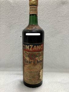 60~70年代流通 Cinzano Elixir China チンザノ エリクシール キナ 30.5% 1000ml リキュール