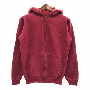 SALE/// 2000年代〜 Carhartt カーハート フルジップ スウェット パーカー ワーク カジュアル レッド (メンズ S) P5129