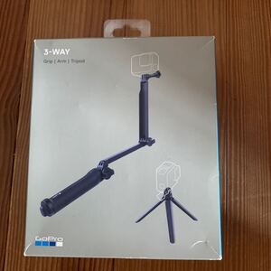 新品未開封未使用　GoPro 3-Way Grip Arm Tripod ゴープロ 3-way 純正 自撮り棒　正規店る