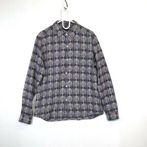 タケオキクチ TAKEO KIKUCHI ガーゼコットン ボタンシャツ 長袖 3サイズ 616-82645