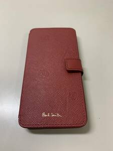 【質屋 尾張屋商店 東京】☆未使用☆ ポールスミス iphoneケース X,XS用 PSC956 赤