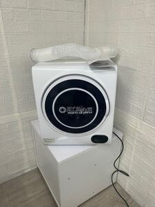 【1円スタート！動作確認済み！】ケーズウェーブ WARM DRYER 3.0 電気衣類乾燥機 2022年製 小型衣類乾燥機 コンパクト ホワイト/TH12284-A