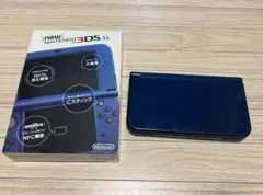 Newニンテンドー3DS LL メタリックブルー偽トロ付き