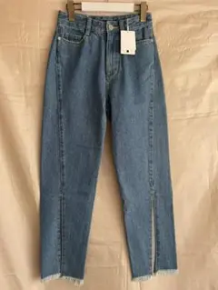 B00409    ムルーアMURUA フロントスリットＤＥＮＩＭデニムパンツ