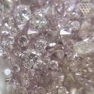 合計 0.5 ct Light Pink - Fancy Light Pink 系 天然 ダイヤモンド メレ カラー MIX 0.5 ct の量り売り