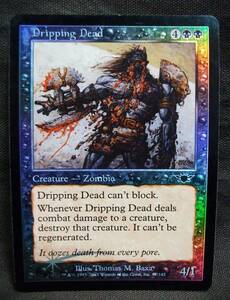 MTG Dripping Dead/したたる死者 Foil 黒 英語版