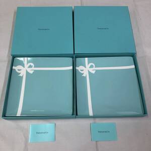 sb8245 送料無料！2点セット 未使用品 ティファニー Tiffany&Co. ブルーボックス スクエアプレート 24.5×24.5cm