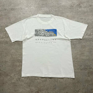 90s ワシントンDC 首都　アメリカ　都市　地名　Tシャツ　アート　サイズ　L