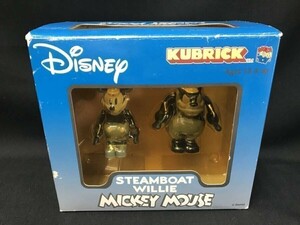 ■KU-01 STEAMBOAT WILLIE MICKEY MOUSE KUBRICK 蒸気船 ウィリー ミッキー＆ピート