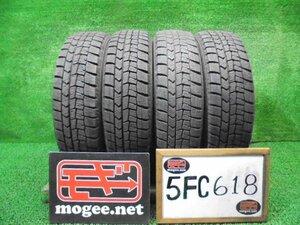 5FC618 CB4)) 送料無料 155/65R14 ダンロップ ウインターマックスWM02 14インチスタッドレスタイヤ4本セット 2020年製