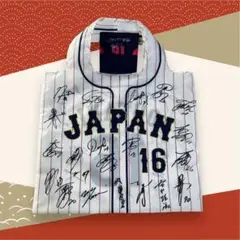 非売品　WBC2023日本代表　大谷翔平　サインプリントユニフォーム型エコバッグ