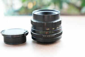 送料無料 分解清掃済み Helios-44M 58mm f2 ヘリオス M42ぐるぐるボケ オールドレンズ 単焦点 ヘリオス44-2 009