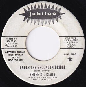 BTVD Renee St. Clair - Under The Brooklyn Bridge Wall of Sound ガールポップ