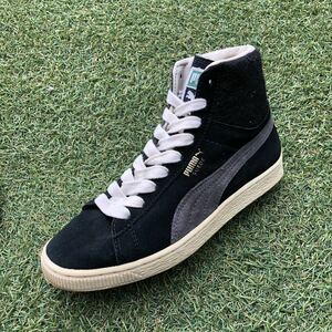 美品23.5PUMA SUEDE MID CITY プーマ スエードミッド シティー　G13