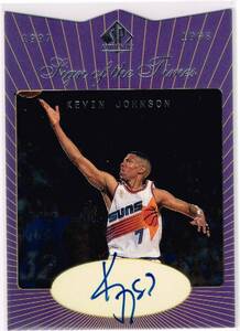 1997-98 NBA UD SP Authentic Sign of the Times Autograph #KJ Kevin Johnson アッパーデック ケビン・ジョンソン 直筆サイン