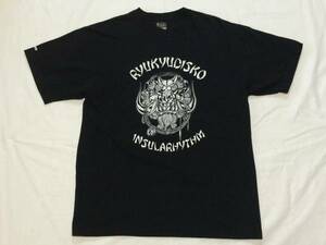 レア 2007年 ネイバーフッド NEIGHBORHOOD x RYUKYUDISKO コラボ Tシャツ 琉球ディスコ 黒 シーサー