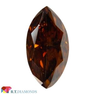 FANCY DARK ORANGY BROWN 0.965ct MQ/RT2377/CGL