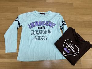 ラブトキシック 長袖Tシャツ　140センチ　2枚セット　トップス　キッズジュニア　女の子　ロンT 子供服