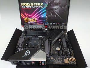 美中古品★ASUS ROG Strix X570-F Gaming AMD AM4 ATXゲーミングマザーボード 第2,3世代 AMD Ryzen ライゼン