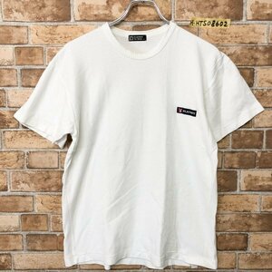 PLAYBOY プレイボーイ メンズ FOR BODY ワッフル 半袖Tシャツ MA 白