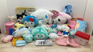 ① サンリオ シナモン ハローキティ マイメロディ ポチャッコ ポムポムプリン 等 ぬいぐるみ 景品 グッズ 等 まとめ セット[D0752]