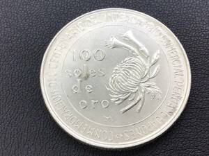 ペルー 100ソル銀貨 日本ペルー修好100周年記念銀貨 1873-1973年 100soles 外貨 コイン 