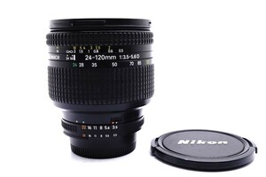 ★美品★ Nikon AF NIKKOR 24-120mm F3.5-4.5 D Lens ニコン レンズ 完動 キレイ ◆639