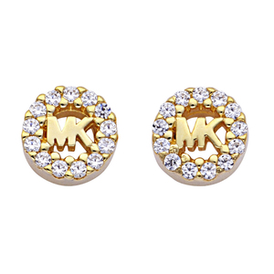 マイケルコース MICHAEL KORS MK MKC1033AN710 MKロゴ パヴェ スタッド ピアス アクセサリー