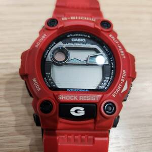 海外モデル　CASIO Gショック ジーショック G-SHOCK デジタル Standard G-7900A-4 レッド 赤 タイドグラフ