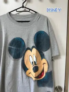 Disney ディズニー　Hanes ヘインズ　オーバーサイズ　両面Tシャツ