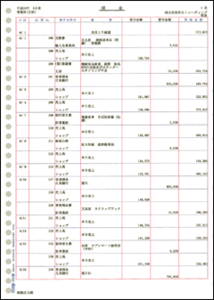 弥生会計用　元帳　３３５００１　運賃無料　税込価格