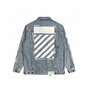 OFF-WHITE オフホワイト ジャケット デニムジャケット 男女兼用 スタジャン M 中古 TN 1