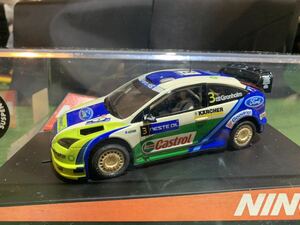 未開封未使用 Ninco slot car 1/32 FORD FOCUS WRC FINLAND 