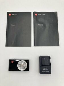 OK-143 LEICA ライカ C-LUX3 コンパクト デジタルカメラ 高画質 ブラック 黒 ACアダプター取説付き 動作確認済 汚れあり