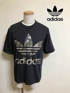 【新品】 adidas originals SSL TEE CAMO OS アディダス オリジナルス トレフォイル ビッグロゴ カモフラ 半袖 Tシャツ サイズS DX4203