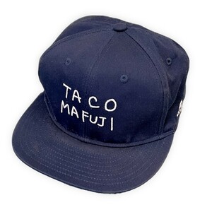 TACOMA FUJI RECORDS タコマフジレコード キャップ 帽子 TACO MAFUJI ネイビー スナップバック [a3-0029]