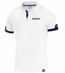 SPARCO（スパルコ） ポロシャツ POLO CORPORATE ホワイト Sサイズ