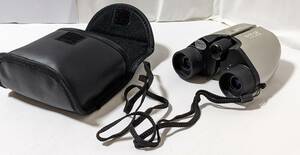 双眼鏡　NASHICA　COMPACT BINOCULARS　8×21 CR-IR　軽量/コンパクト/ベーシック/倍率8倍/レッドカラーコーティング/ケース・ストラップ付