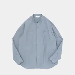 STILL BY HAND COTTON BAND COLLAR SHIRT