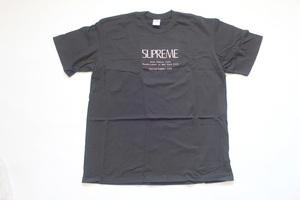 (XL)Supreme Anno Domini TeeシュプリームアノドミニＴシャツBlack黒