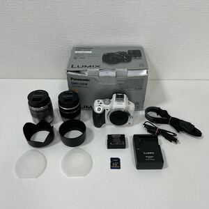 Panasonic パナソニック LUMIX DMC-G5W ミラーレス一眼カメラ レンズ セット 箱付 動作確認済 現状品