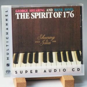 【美品 SACD ハイブリッド】ジョージ・シアリング　ハンク・ジョーンズ　GEORGE SHEAING HANK JONES　THE SPIRIT OF 176　2ch mch両収録