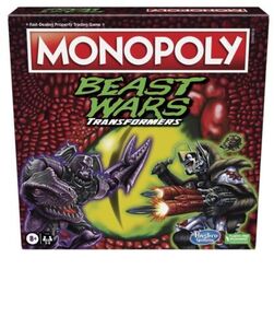 Monopoly: Transformers Beast Wars Board Game - Hasbro NEW 海外 即決