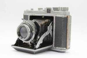 【訳あり品】 Carl-6 Anastigmat 80mm F3.5 蛇腹カメラ C9238