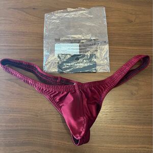 【新品未使用】N2N CC24 CHAMPION G Thong Tバックスイムブリーフ Burgundy 赤茶色　 サイズ L