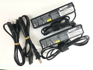 【2個セット】FUJITSU純正 PXW1931N 外径約3.5mm 19V 3.16A 60W FMV-AC327A ARROWS Tab QH77/M等適合 電源ケーブル付 動作保証【送料無料】