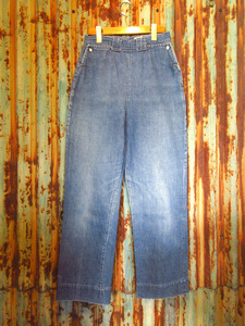 ビンテージ50’s●Levi’sデニムランチパンツ実寸W64●231226k3-w-pnt-jns-w25 1950sリーバイスレディースハイウエストウエスタン