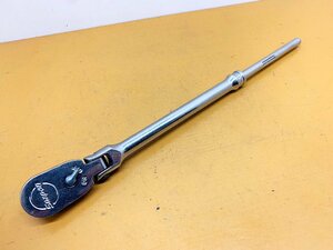 ★中古★スナップオン snap-on ロングフレックスラチェット FHLF80 差込角3/8dr ギア数80 ハンドツール ソケットレンチ)倉b